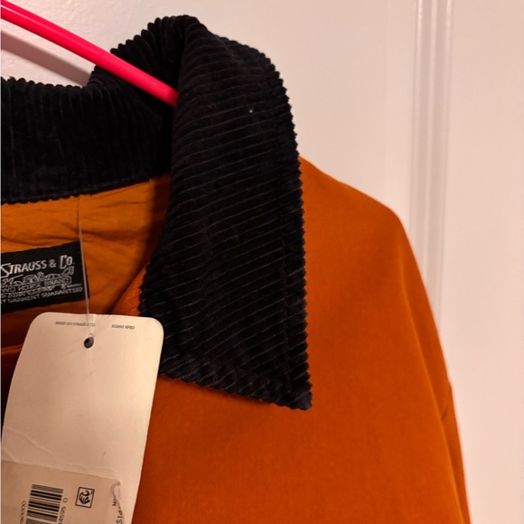 Levi’s Skate New Field Chore Jacket Orange Black - Picture 6 of 7